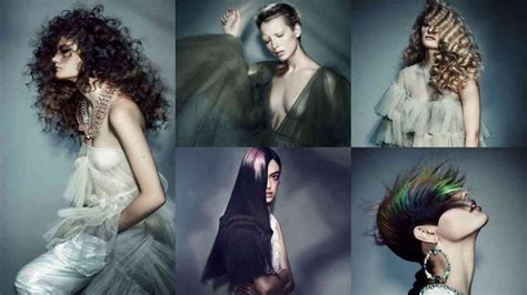 Štýlové účesy vytvorené v kaderníctve