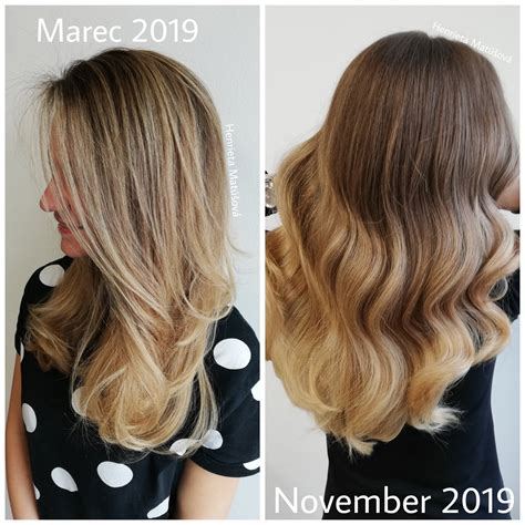 Ukážka techniky balayage na vlasoch