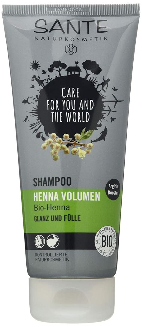 Zloženie šampónu SANTE Henna Volume