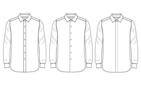 Konštrukcia vzoru chrbta pánskej košele