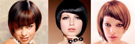 rôzne varianty bob účesu