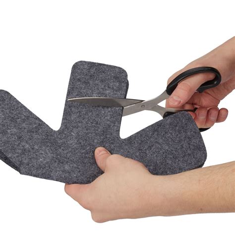 Vystrihnuté filcové trojuholníky