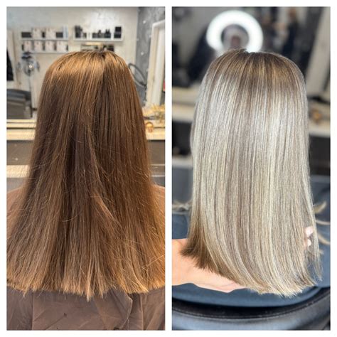 Ukážka rôznych kaderníckych techník: farbenie, melír, strihanie