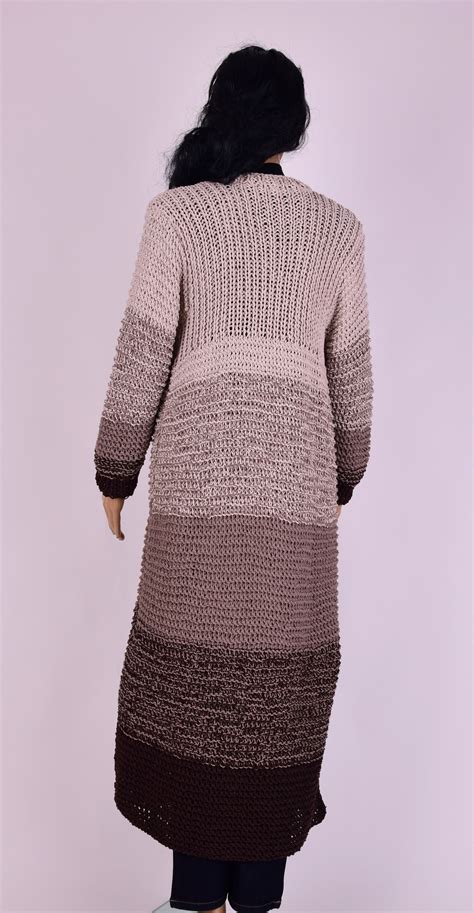 Oversized pletený kabát