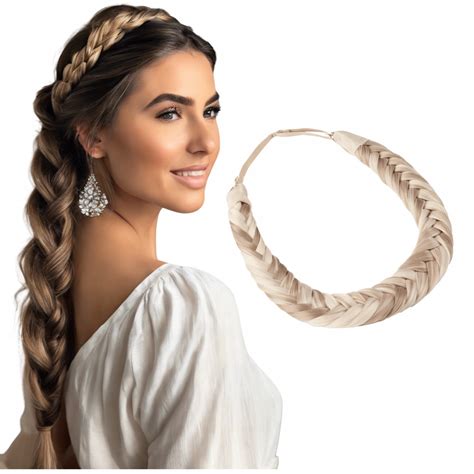 Žena s vrkočom ako čelenkou