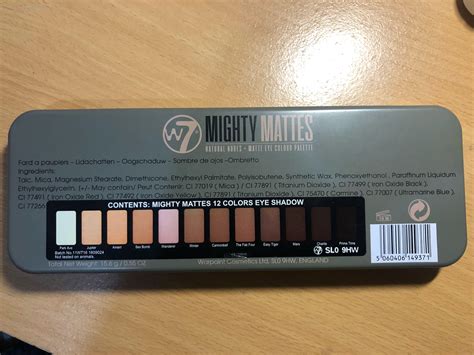 Kompaktné balenie W7 Mighty Mattes