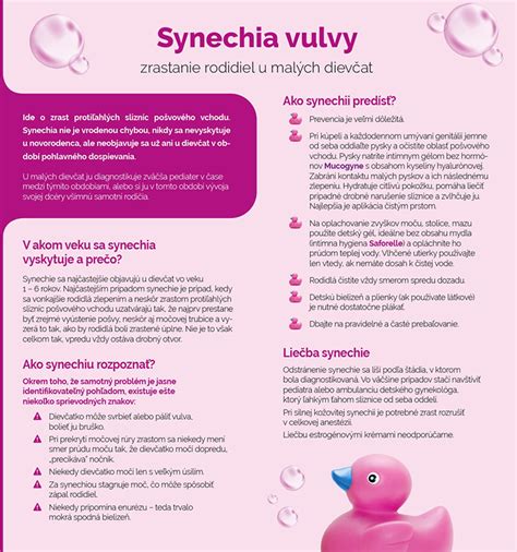 Ilustrácia synechie vulvy u dievčatka