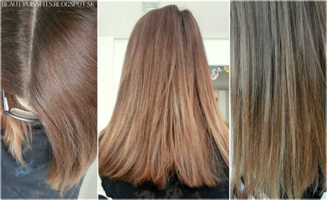 Porovnanie farby vlasov pred a po druhom zosvetlení