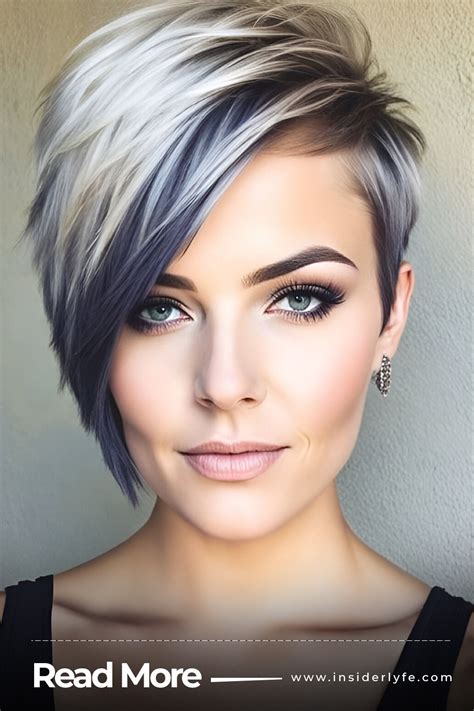 Modelka s moderným pixie účesom