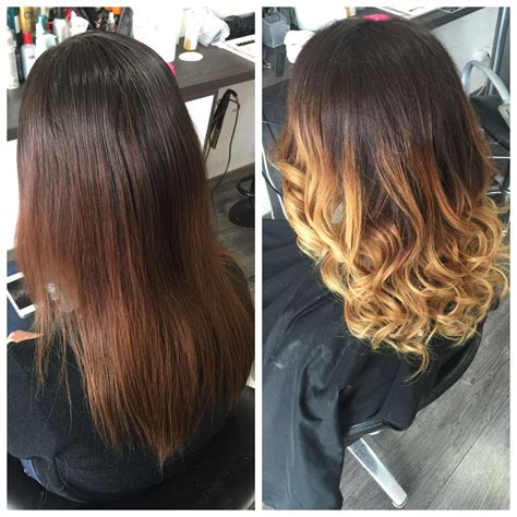 Ukážka ombre farbenia vlasov