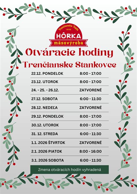 Infografika o službách Hôrka s.r.o.