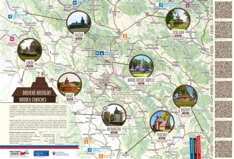 Mapa Prešovského samosprávneho kraja s vyznačenými investičnými projektami