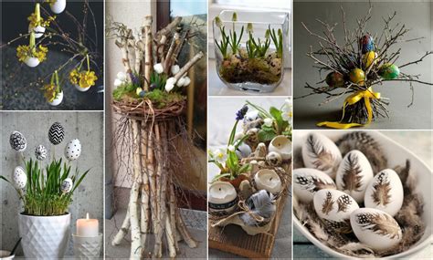 veľkonočné dekorácie z prútia