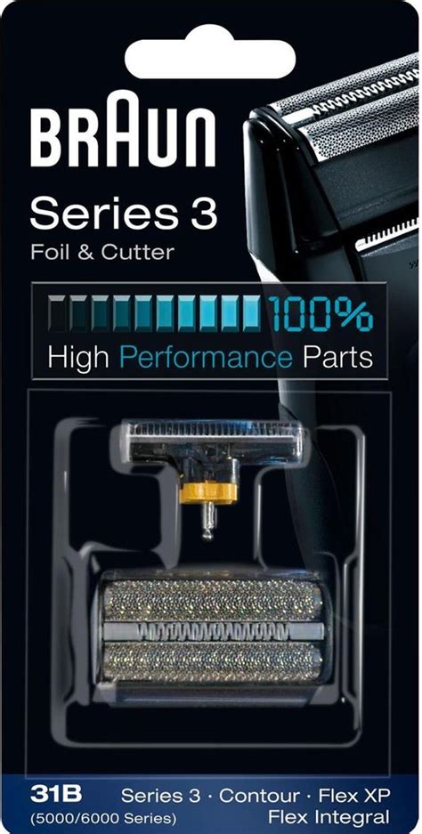 Schéma zobrazujúca hlavné časti holiaceho strojčeka Braun Series 3