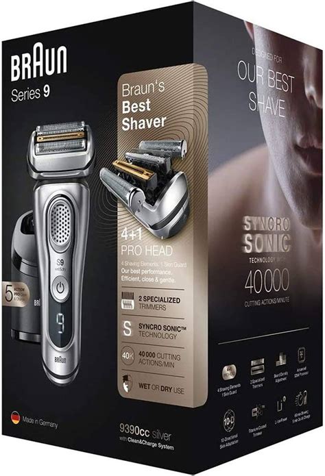 Braun Series 9 9390cc s čeliacou stanicou