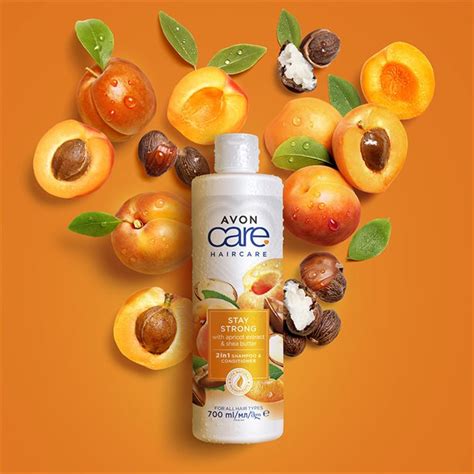 fľaša Avon spreju na vlasy s marhuľou a bambuckým maslom