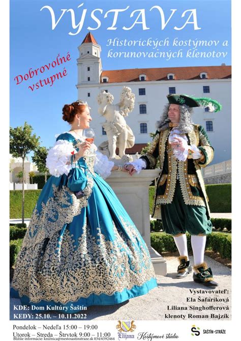 Ukážka rôznych historických kostýmov