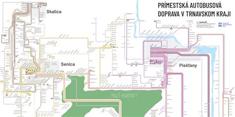 Mapa s vyznačenými zastávkami autobusovej dopravy v blízkosti salónu Wavoom