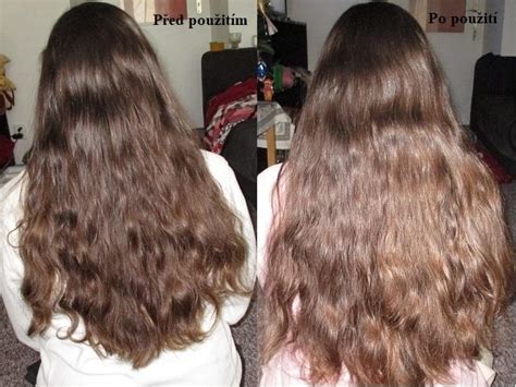 Porovnanie pred a po použití zosvetľovača na vlasy