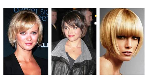 Štýlový bob s asymetrickou ofinou