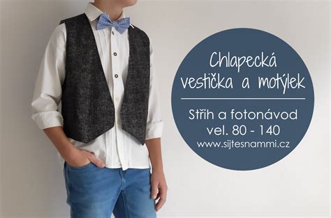 Ilustrácia strihu na vestu
