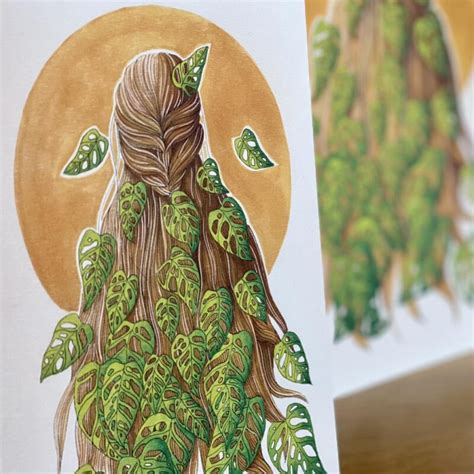 Ilustrácia drdolu na rozpustených vlasoch