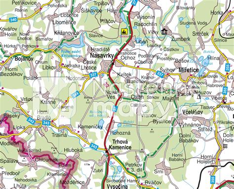 Mapa s vyznačenými rizikovými miestami a únikovými cestami