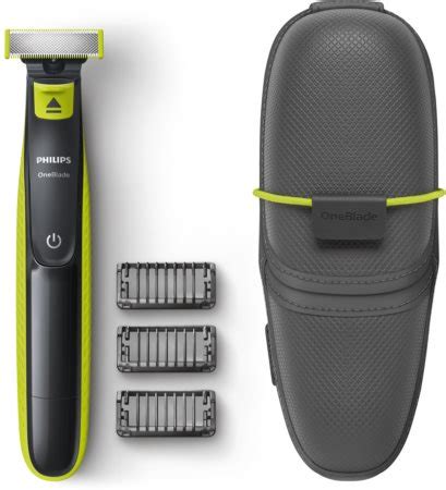 Ilustrace mokrého a suchého holení s Philips OneBlade