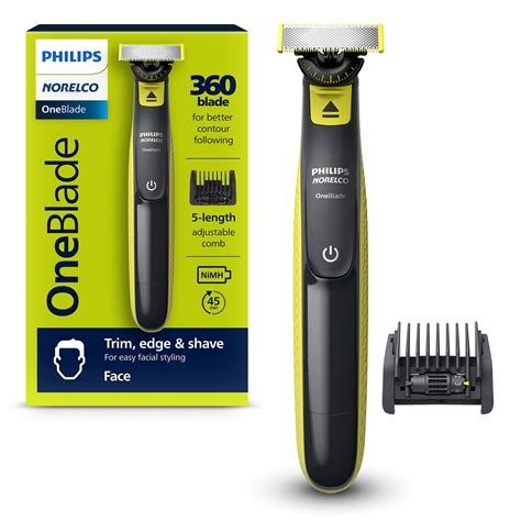 Infografika s klíčovými vlastnostmi Philips OneBlade