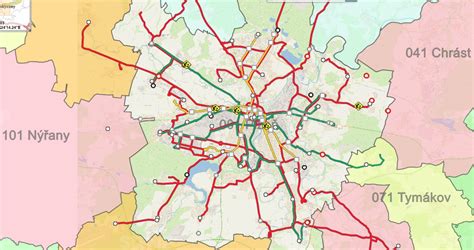 Mapa zastávok MHD v okolí Šustekovej ulice