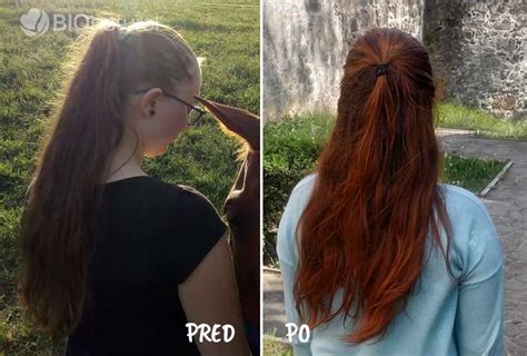 Galéria fotiek pred a po farbení hennou