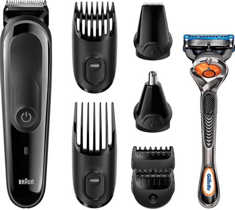 Ilustrácia nástavcov zastrihávača Braun MGK3060