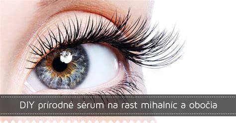 Prírodné sérum na rast obočia