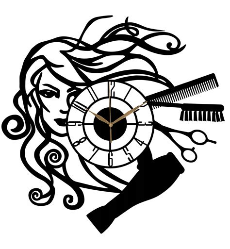 Ilustrácia moderného kaderníckeho salónu