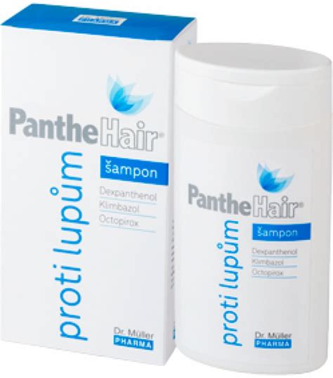 Štítok šampónu PantheHair