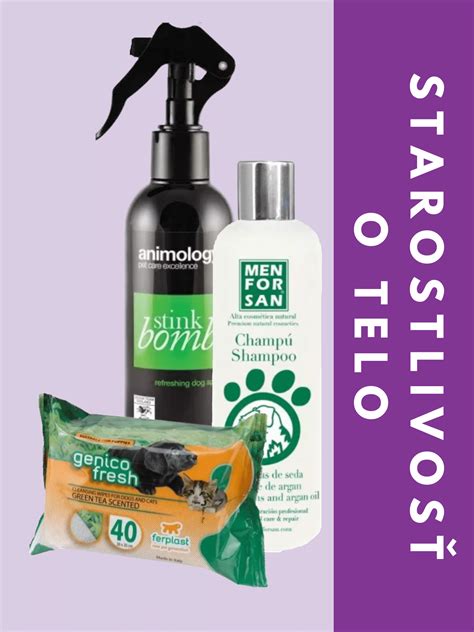 Rôzne druhy šampónov pre psov