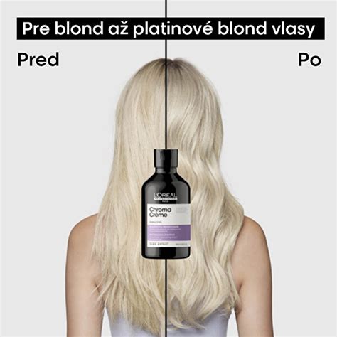Fialový šampón neutralizuje žlté tóny v blond vlasoch
