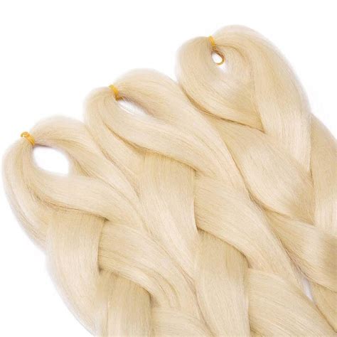 syntetické vrkoče svetlý blond