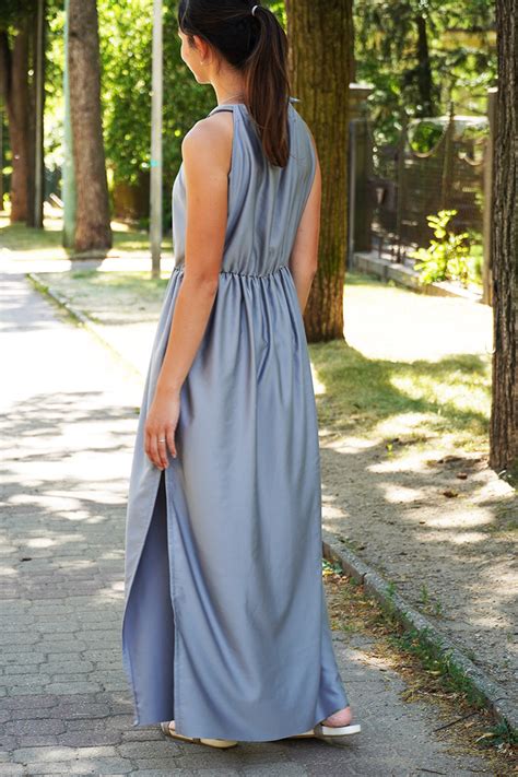 Strih na jednoduché šaty zo šifónu