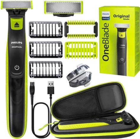 Infografika zobrazujúca rôzne funkcie a nadstavce Philips OneBlade