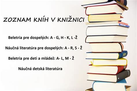 Zoznam kníh