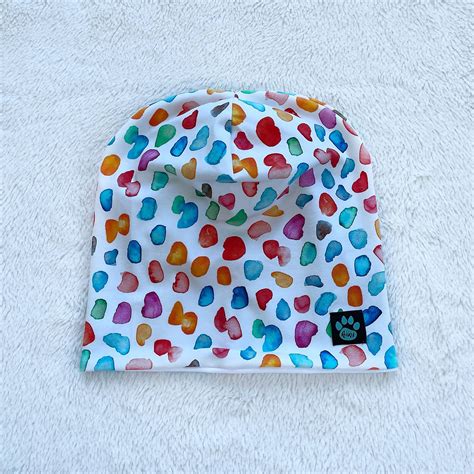 farebné látky na detské čiapky