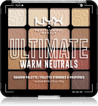 Paletka očných tieňov NYX Professional Makeup Ultimate Shadow Palette Phoenix s rôznymi odtieňmi