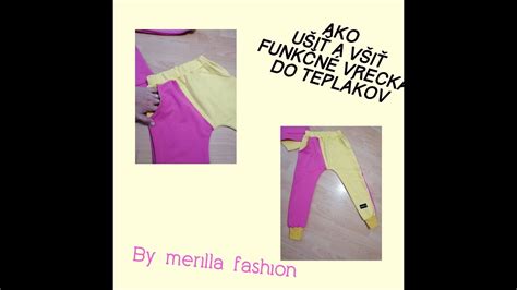 Detaily teplákov: náplety a vrecká