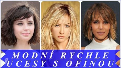 Krátke vlasy s kučerami a ofinou