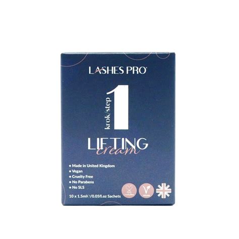 Schéma aplikácie lash liftingu a laminácie obočia