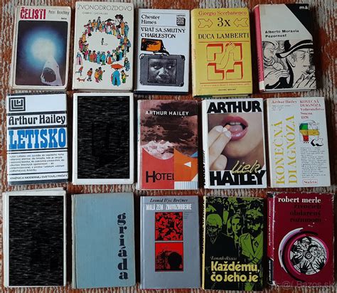 Obaly kníh z rôznych žánrov