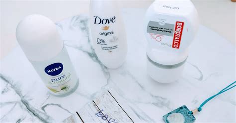 Porovnanie rôznych typov antiperspirantov a dezodorantov