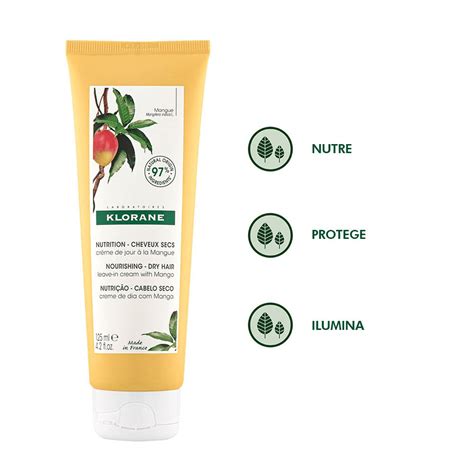 infografika o zložení Klorane Mango