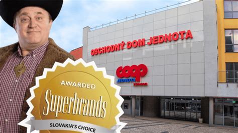 Ocenenie Superbrands Slovakia pre COOP Jednota